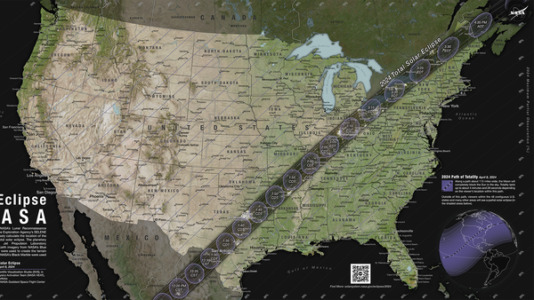 Solar eclipse 2024: Where will the eclipse be visible? This map, timeline shows your area