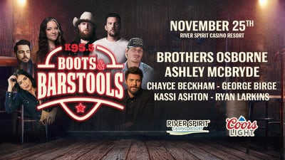 Win tickets to K95.5's Boots and Barstools 