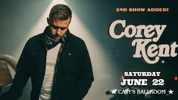 Win Tickets To See Corey Kent At Cain’s Ballroom
