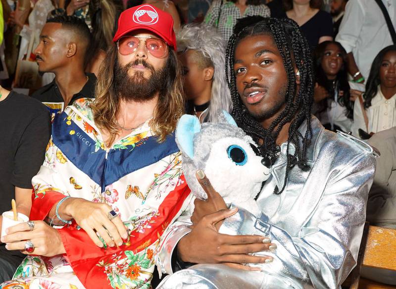 NEW YORK, NEW YORK - SEPTEMBER 12: (L-R) Jared Leto and Lil Nas X attend VOGUE World: New York on September 12, 2022 in New York City. (Photo by Sean Zanni/Getty Images for Vogue)