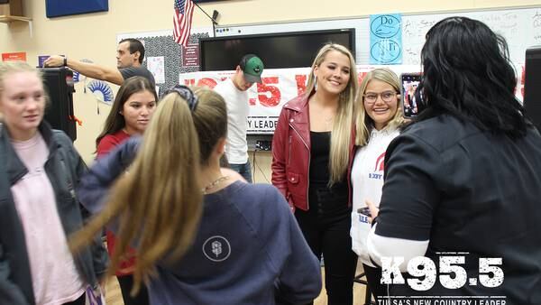 K95.5 welcomes Gabby Barrett at Bixby High School