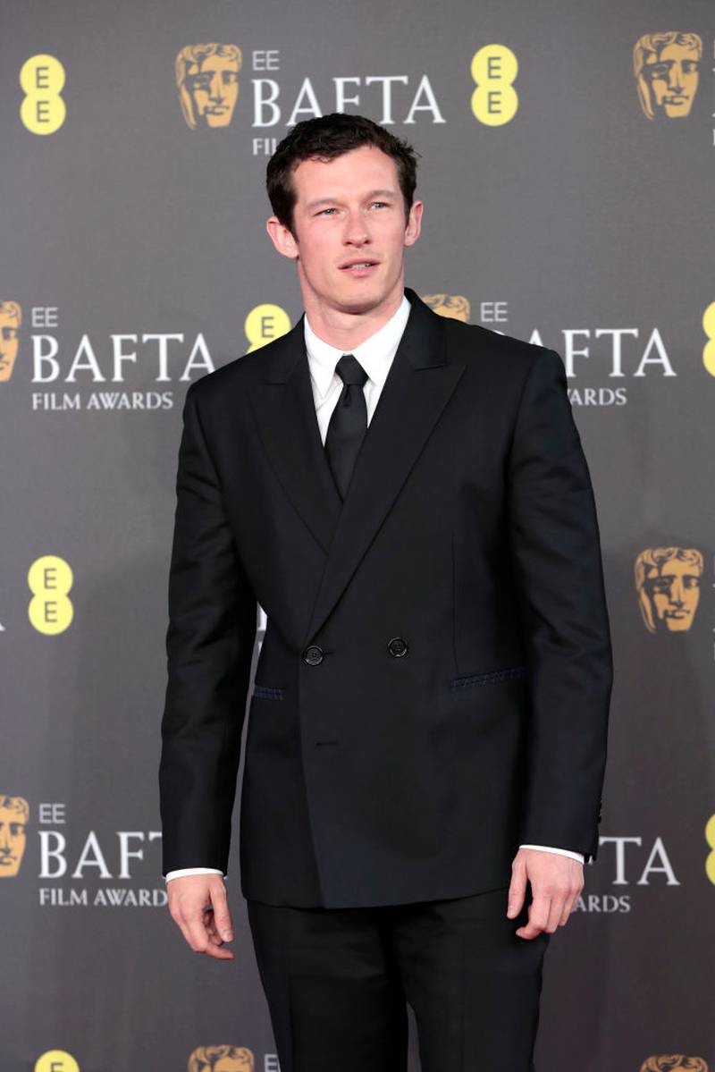 LONDON, ENGLAND - FEBRUARY 18: Callum Turner attends the 2024 EE BAFTA Film Awards at The Royal Festival Hall on February 18, 2024 in London, England. (Photo by John Phillips/Getty Images)