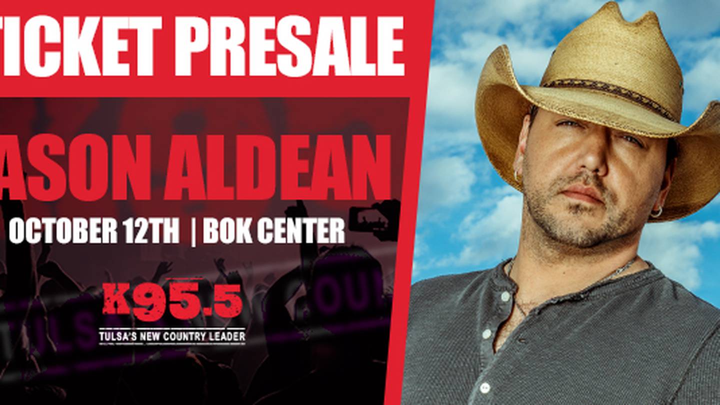 Ticket Presale Jason Aldean K95.5 Tulsa