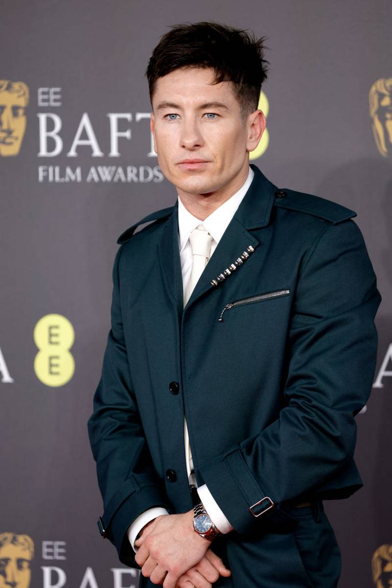 LONDON, ENGLAND - FEBRUARY 18: Barry Keoghan attends the EE BAFTA Film Awards 2024 at The Royal Festival Hall on February 18, 2024 in London, England. (Photo by John Phillips/Getty Images)