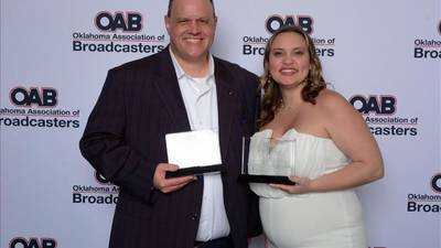 Cait & Bradley win Personalities of the Year at the OAB Awards