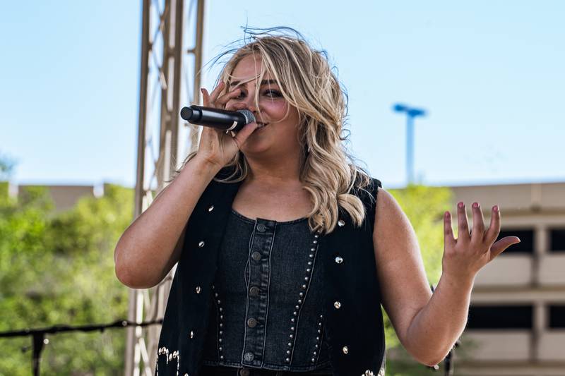 Check out the photos from K95.5's Rock The Block concert with HunterGirl outside the BOK Center on Saturday, April 13th, 2024
