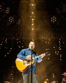 Check out the photos from Zach Bryan's concert at the BOK Center on December 12th, 2024.