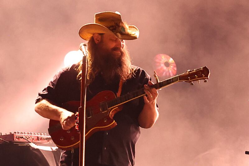 Chris Stapleton performs onstage