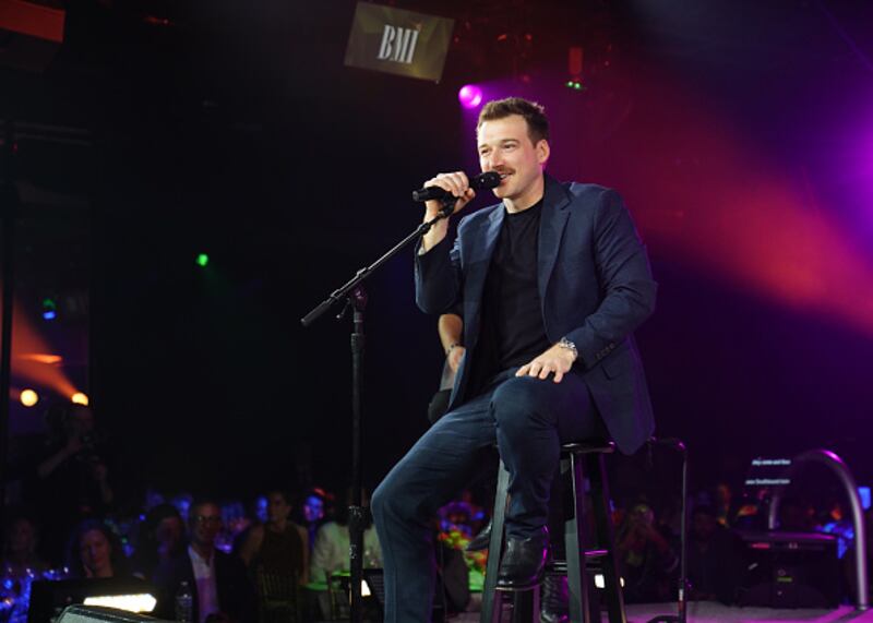 Morgan Wallen performs onstage