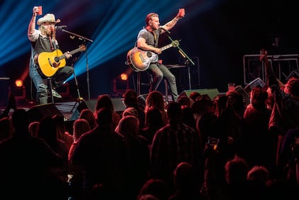 Check out the photos from the first-ever K95.5 Boots & Barstools Concert which took place on Monday, November 25th, 2024 at River Spirit Casino.