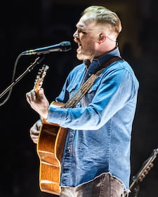 Check out the photos from Zach Bryan's concert at the BOK Center on December 12th, 2024.