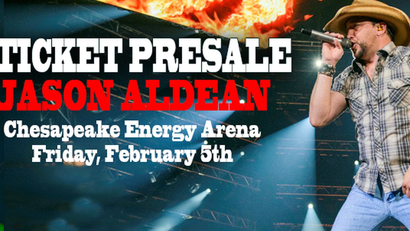 Jason Aldean Ticket Presale Today Only K95.5 Tulsa